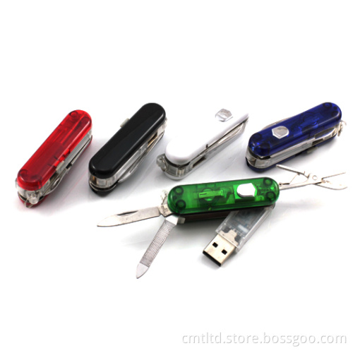 Metal Custom USB Flash Drive Army Style with Laser Pointer (MT001)